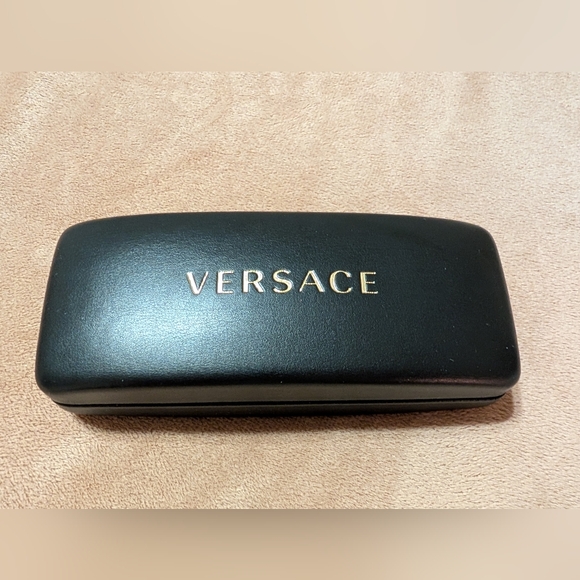 Authentic Versace Eyeglasses (Scrip) With Black Case/Gold Logo - Picture 1 of 7